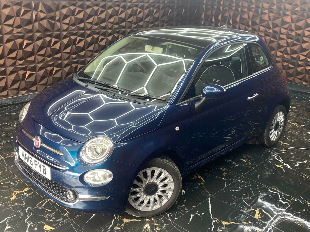 Fiat 500 Lounge Semi-auto Blue #3