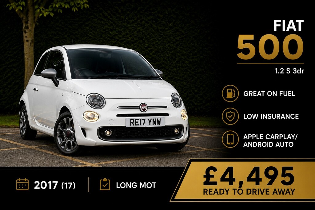Fiat 500 Hatchback White