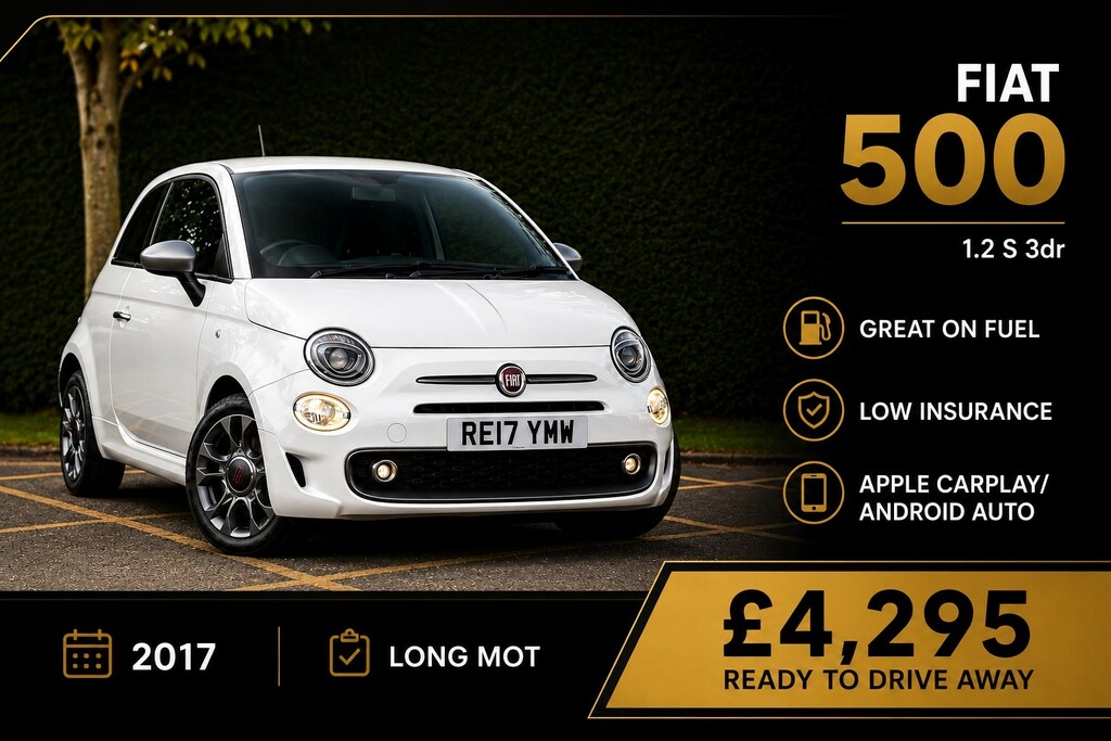 Fiat 500 Hatchback White