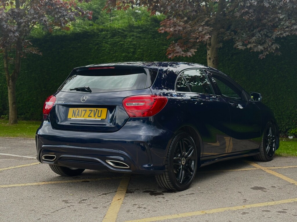 Mercedes-Benz A Class A 180 D Amg Line NA17ZVU Blue #2