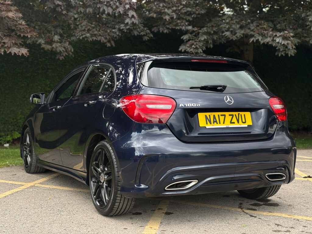 Mercedes-Benz A Class A 180 D Amg Line NA17ZVU Blue #3