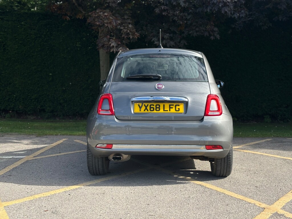 Fiat 500 Hatchback YX68LFG Grey #4