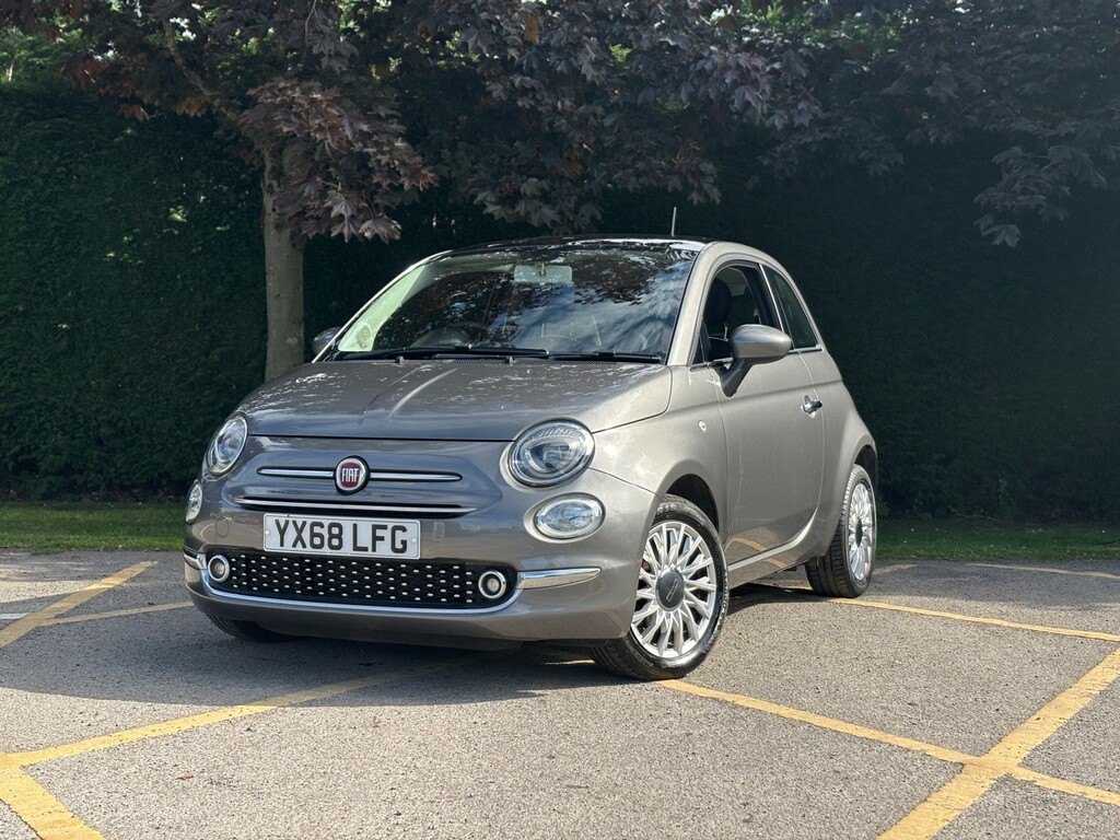 Fiat 500 Hatchback YX68LFG Grey #2