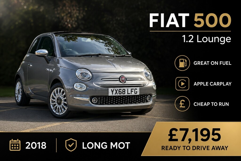 Fiat 500 Hatchback Grey