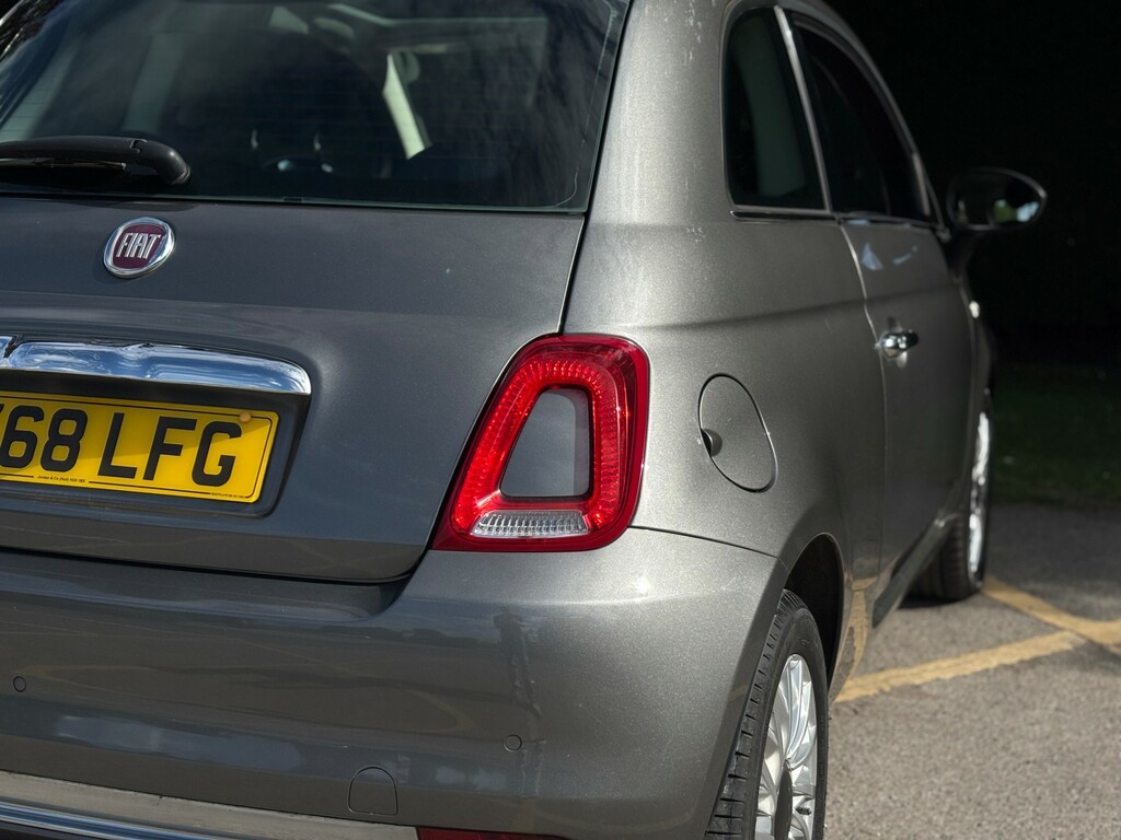 Fiat 500 Hatchback YX68LFG Grey #6