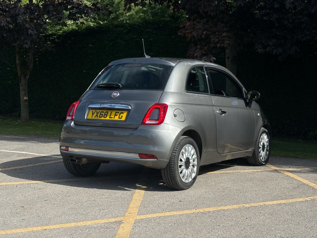 Fiat 500 Hatchback YX68LFG Grey #3