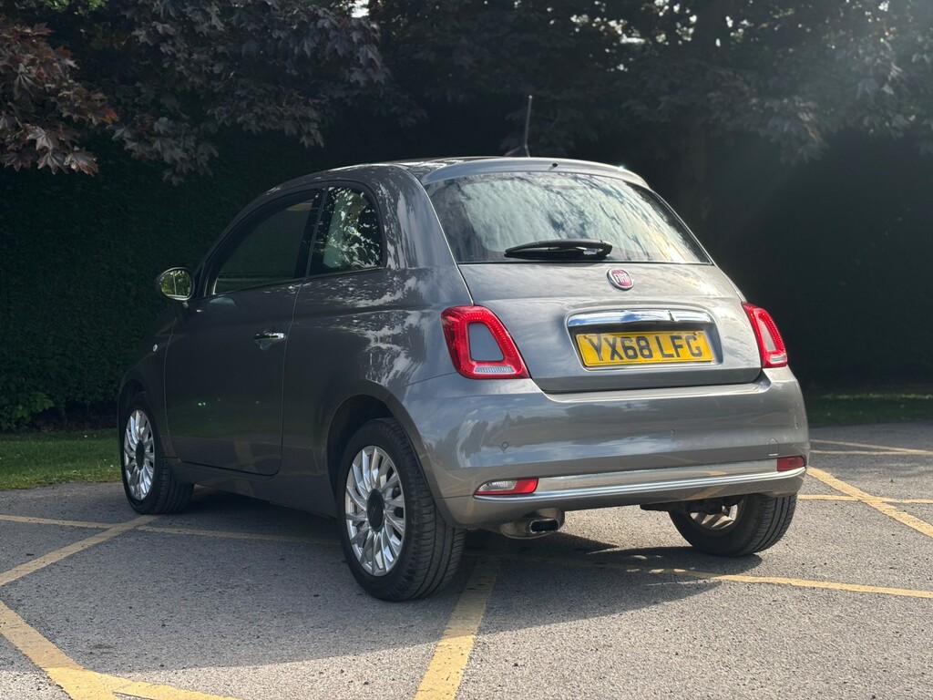 Fiat 500 Hatchback YX68LFG Grey #5