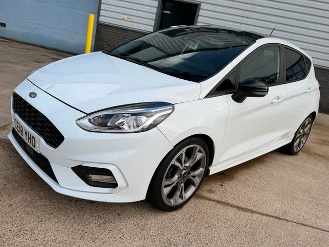 Ford Fiesta 1.0T Ecoboost St-line X Hatchback Manua CE18YHO White #3