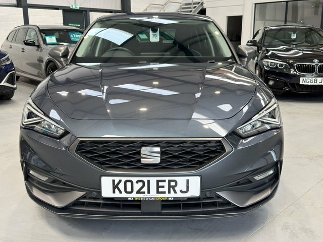 Seat Leon 2021 1.5 Etsi Mhev Fr Hatchback Hybrid Grey #3