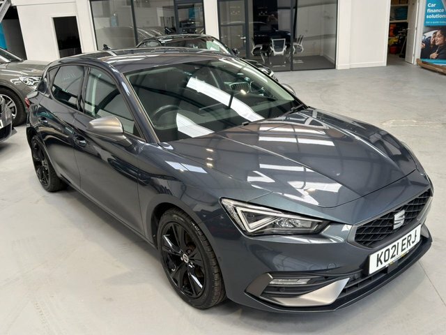 Seat Leon 2021 1.5 Etsi Mhev Fr Hatchback Hybrid Grey #5