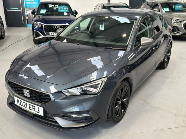 Seat Leon 2021 1.5 Etsi Mhev Fr Hatchback Hybrid Grey #2