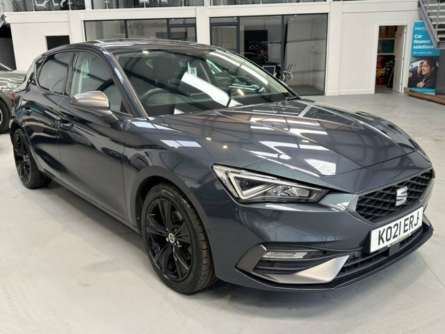 Seat Leon 2021 1.5 Etsi Mhev Fr Hatchback Hybrid Grey #4