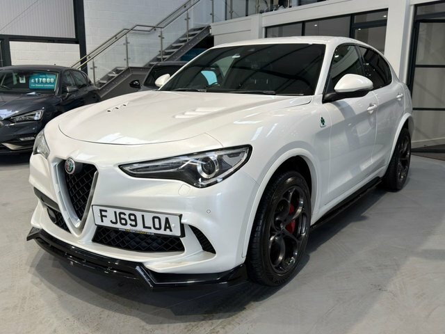 Alfa Romeo Stelvio 2019 2.9 V6 Bi-turbo Quadrifoglio Suv A White