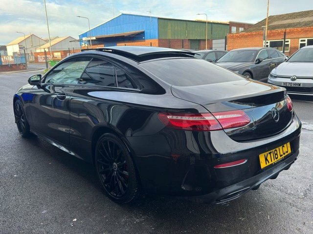 Mercedes-Benz E Class 2018 2.0 E220d Amg Line Premium Coupe Black #4