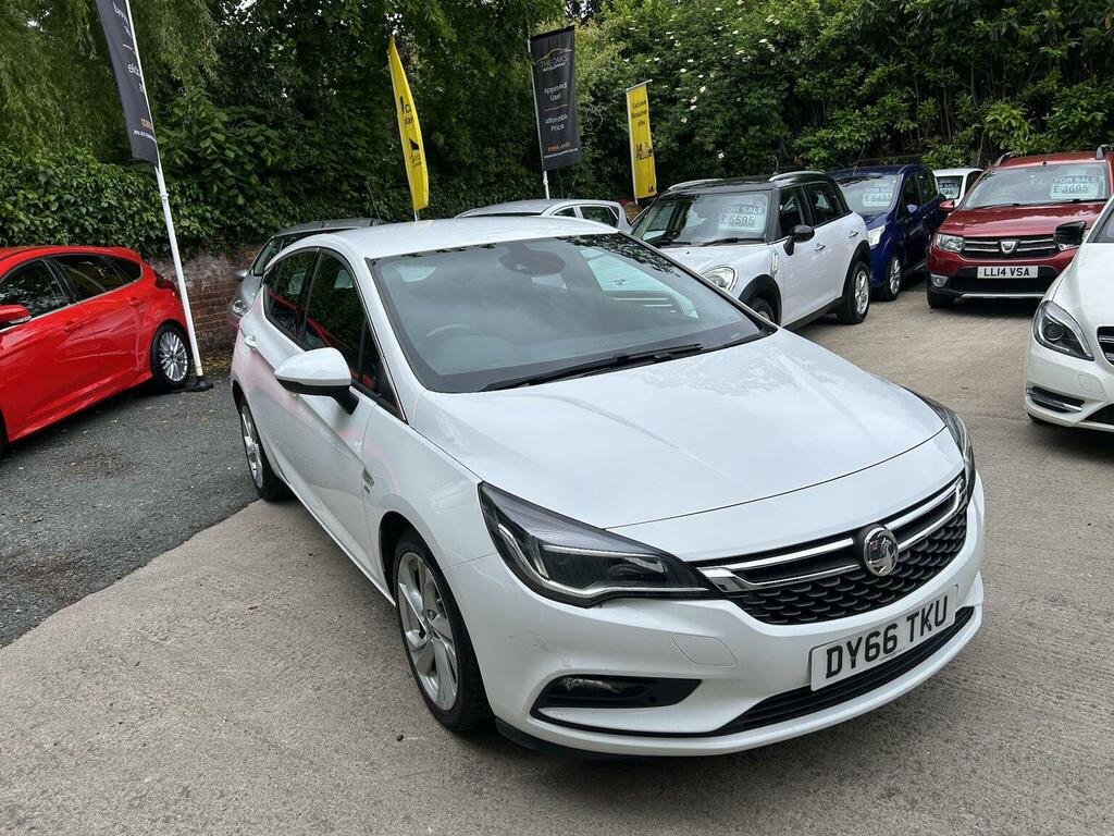 Vauxhall Astra Hatchback 1.4I Turbo Sri Euro 6 201666 White