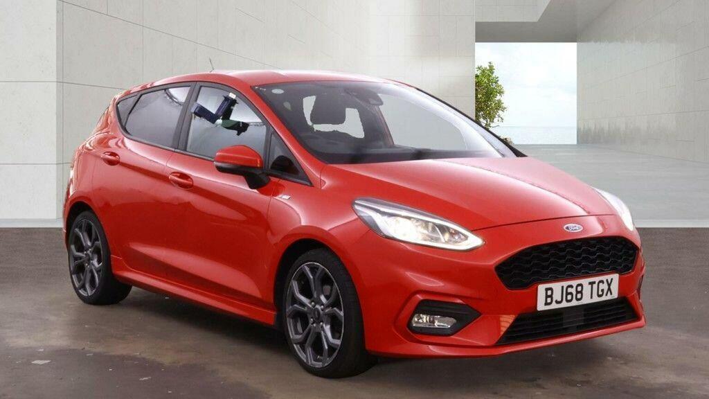 Ford Fiesta Hatchback 1.0T Ecoboost St-line Euro 6 Ss Red