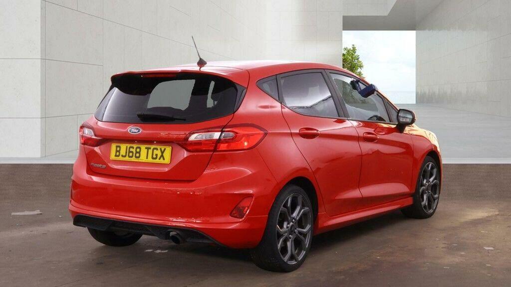 Ford Fiesta Hatchback 1.0T Ecoboost St-line Euro 6 Ss BJ68TGX Red #6