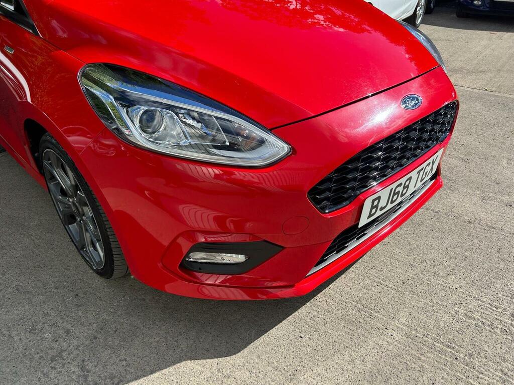 Ford Fiesta Hatchback 1.0T Ecoboost St-line Euro 6 Ss BJ68TGX Red #4