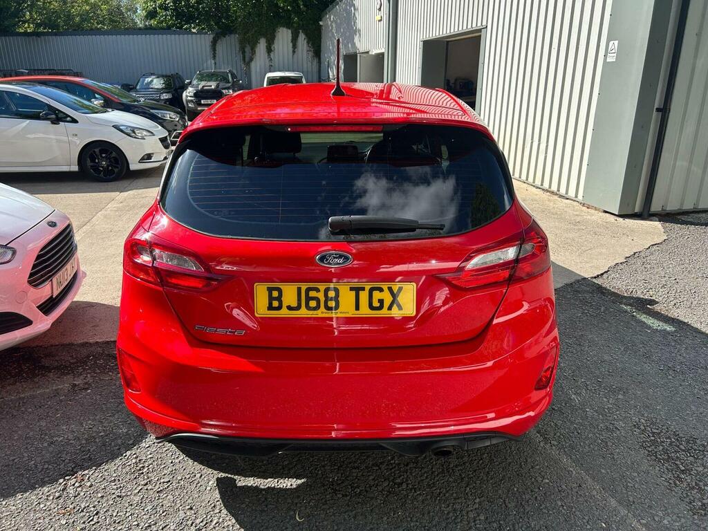 Ford Fiesta Hatchback 1.0T Ecoboost St-line Euro 6 Ss BJ68TGX Red #6