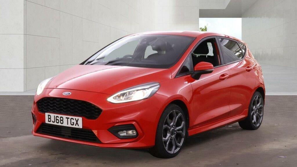 Ford Fiesta Hatchback 1.0T Ecoboost St-line Euro 6 Ss BJ68TGX Red #4