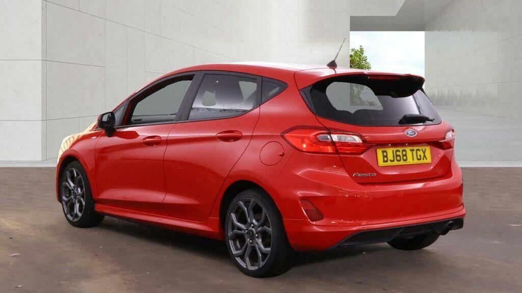 Ford Fiesta Hatchback 1.0T Ecoboost St-line Euro 6 Ss BJ68TGX Red #5