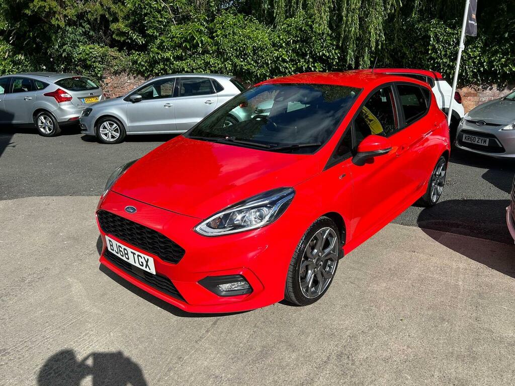 Ford Fiesta Hatchback 1.0T Ecoboost St-line Euro 6 Ss BJ68TGX Red #2
