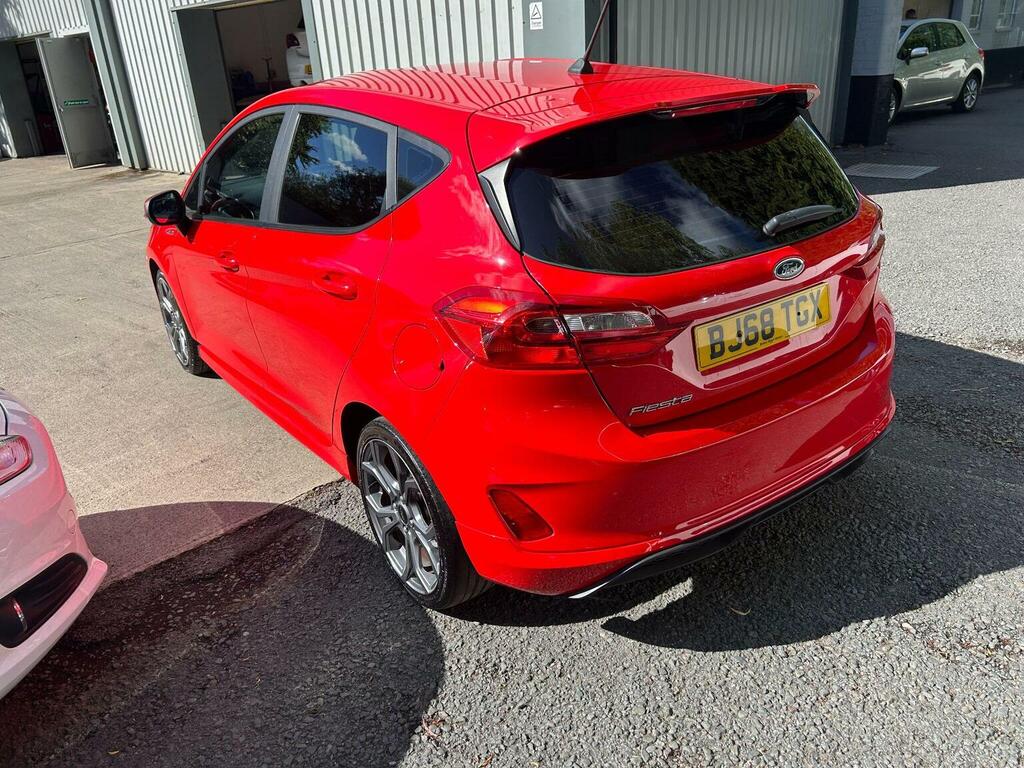 Ford Fiesta Hatchback 1.0T Ecoboost St-line Euro 6 Ss BJ68TGX Red #3