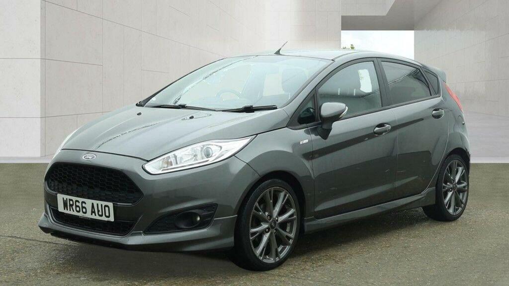 Ford Fiesta Hatchback 1.0T Ecoboost St-line Euro 6 Ss WR66AUO Grey #4