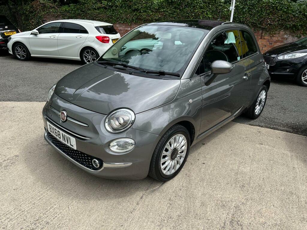 Fiat 500 Hatchback 1.2 Lounge Euro 6 Ss 201868 BX68NVL Grey #4