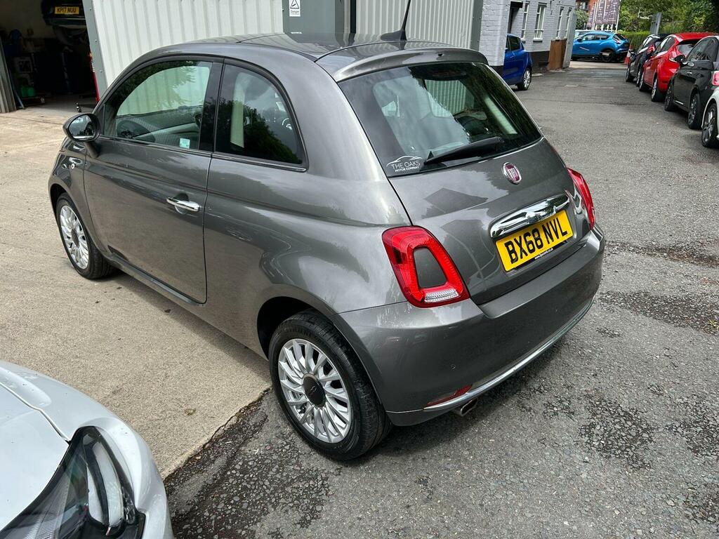 Fiat 500 Hatchback 1.2 Lounge Euro 6 Ss 201868 BX68NVL Grey #5