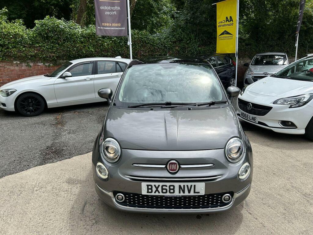 Fiat 500 Hatchback 1.2 Lounge Euro 6 Ss 201868 BX68NVL Grey #3