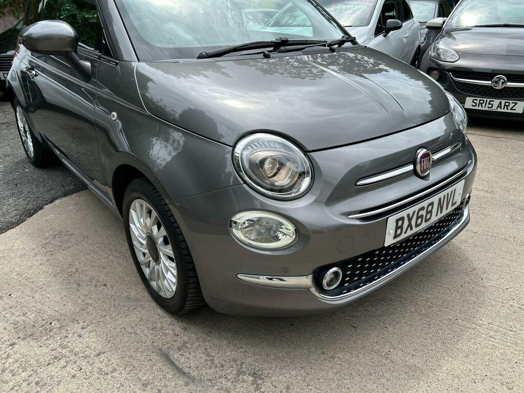 Fiat 500 Hatchback 1.2 Lounge Euro 6 Ss 201868 BX68NVL Grey #6