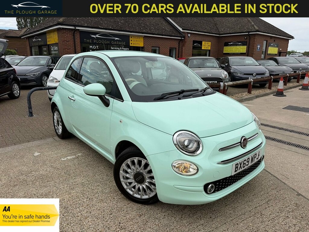 Fiat 500 1.2 Lounge Hatchback Euro 6 Ss Green