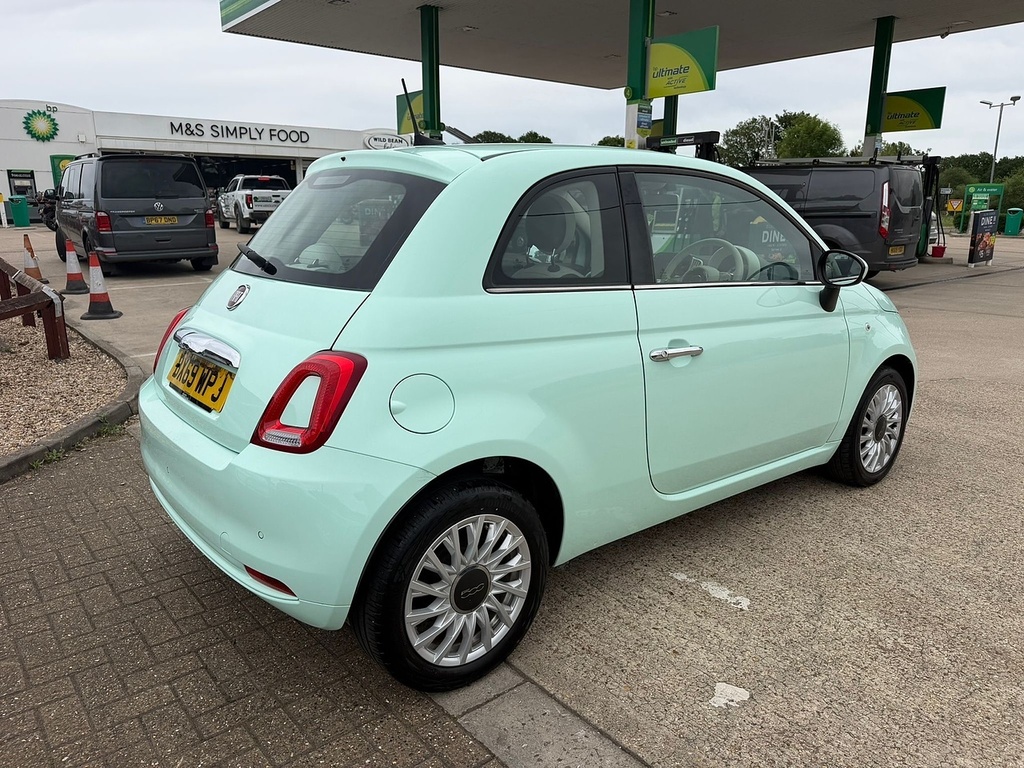 Fiat 500 1.2 Lounge Hatchback Euro 6 Ss BX69WPJ Green #4