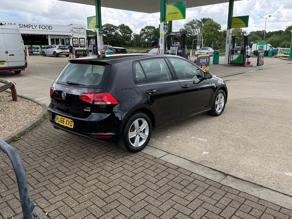 Volkswagen Golf 1.4 Tsi Bluemotion Tech Match Edition Hatchback HJ66XVD Black #5