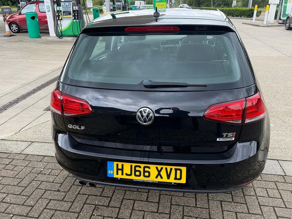Volkswagen Golf 1.4 Tsi Bluemotion Tech Match Edition Hatchback HJ66XVD Black #6