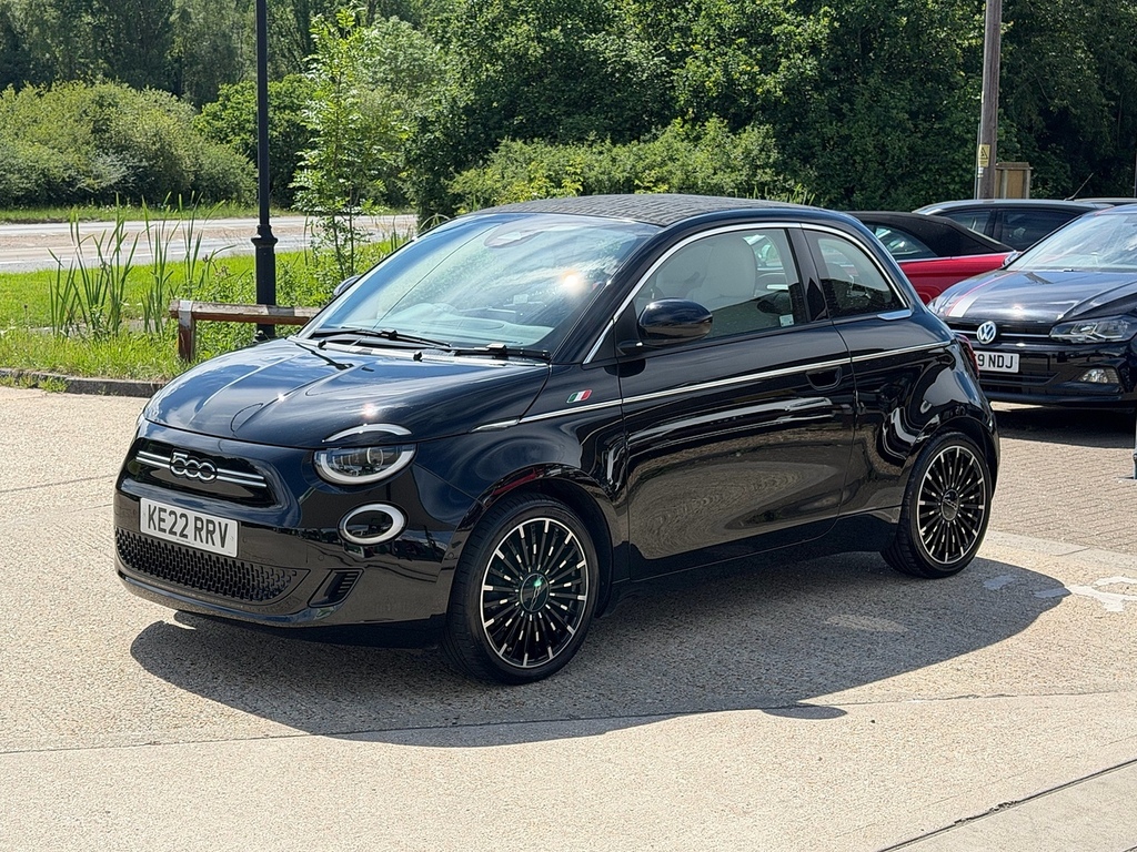 Fiat 500E C 42Kwh La Prima Convertible 118 Black #2