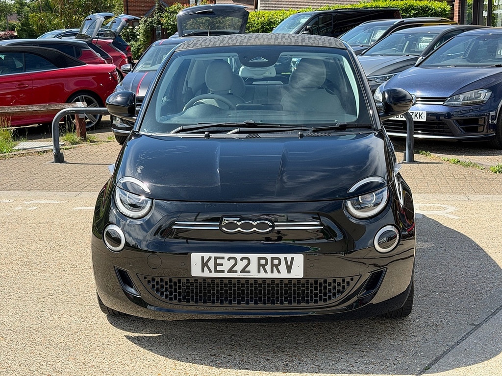 Fiat 500E C 42Kwh La Prima Convertible 118 Black #3