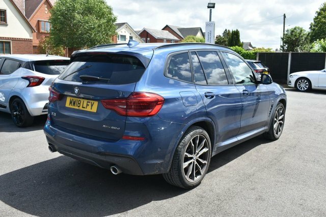 BMW X3 20D M Sport Suv Blue #3