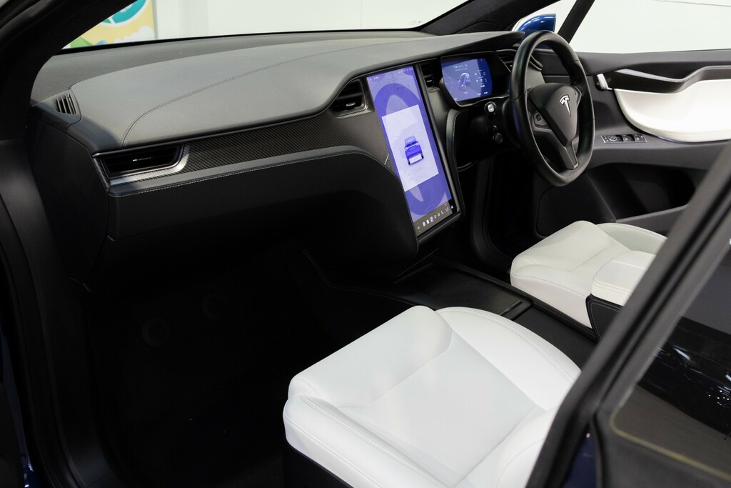 Tesla Model X Performance Ludicrous Awd Blue #4