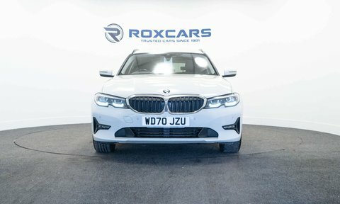 BMW 3 Series Estate WD70JZU White #2