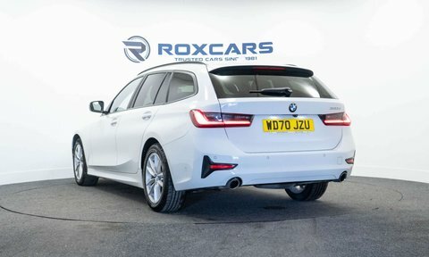 BMW 3 Series Estate WD70JZU White #5