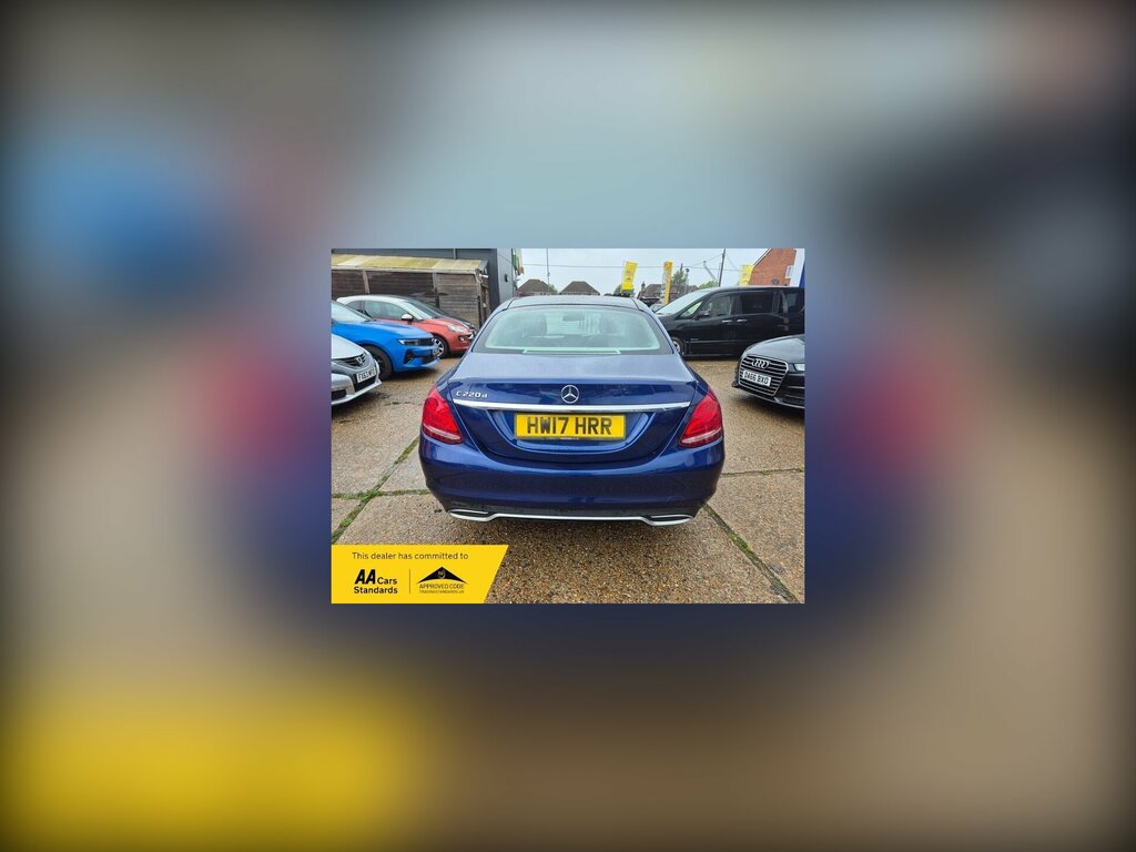 Mercedes-Benz C Class 2.1 C220d Sport Premium Saloon G-tron HW17HRR Blue #2