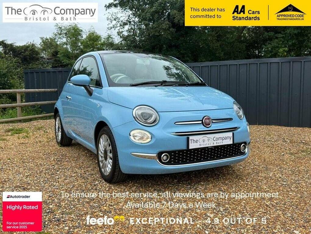 Fiat 500 Hatchback 1.2 Lounge Euro 6 Ss 201717 Blue