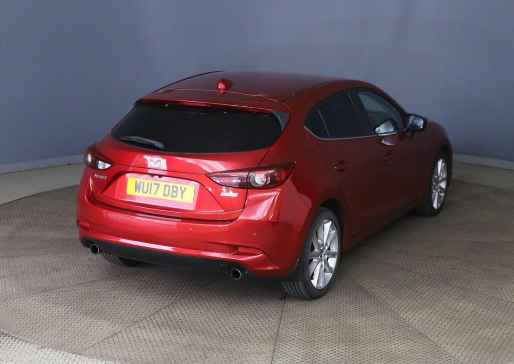 Mazda 3 Hatchback 2.0 Skyactiv-g Sport Nav Euro 6 Ss WU17DBY Red #2