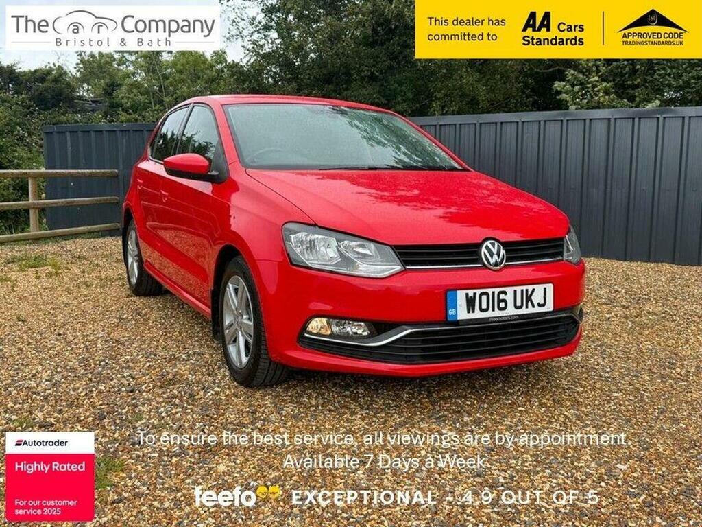 Volkswagen Polo Hatchback 1.2 Tsi Bluemotion Tech Match Euro 6 S Red