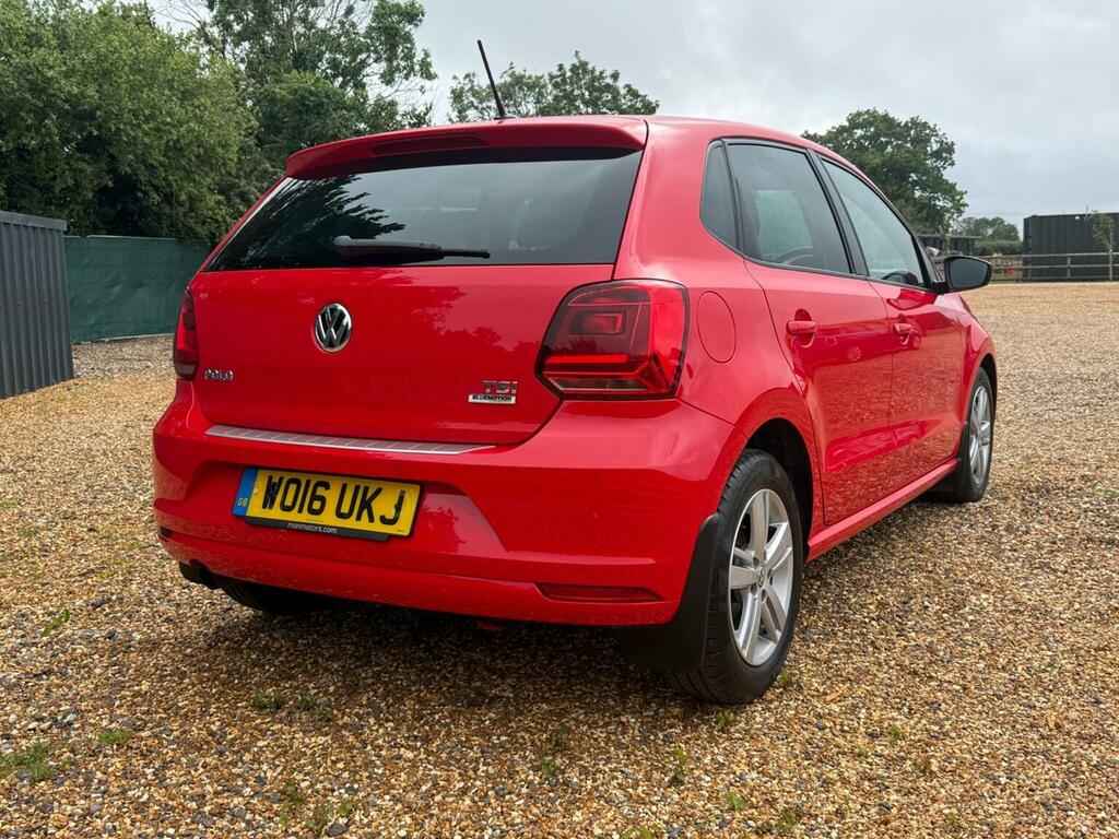 Volkswagen Polo Hatchback 1.2 Tsi Bluemotion Tech Match Euro 6 S Red #4