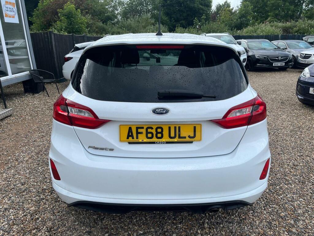 Ford Fiesta Hatchback 1.0T Ecoboost St-line Euro 6 Ss AF68ULJ White #5