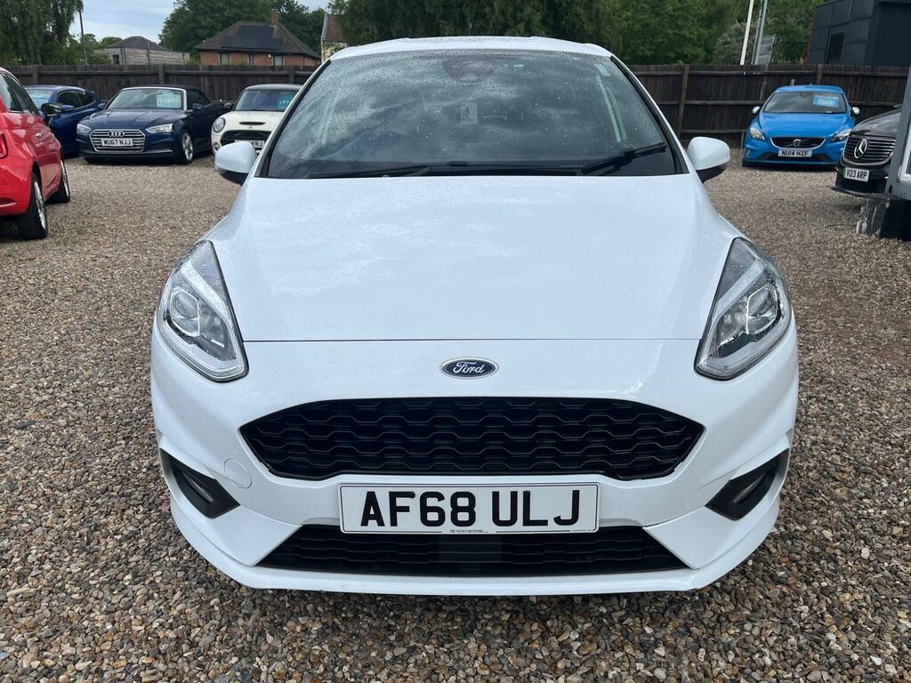 Ford Fiesta Hatchback 1.0T Ecoboost St-line Euro 6 Ss AF68ULJ White #2