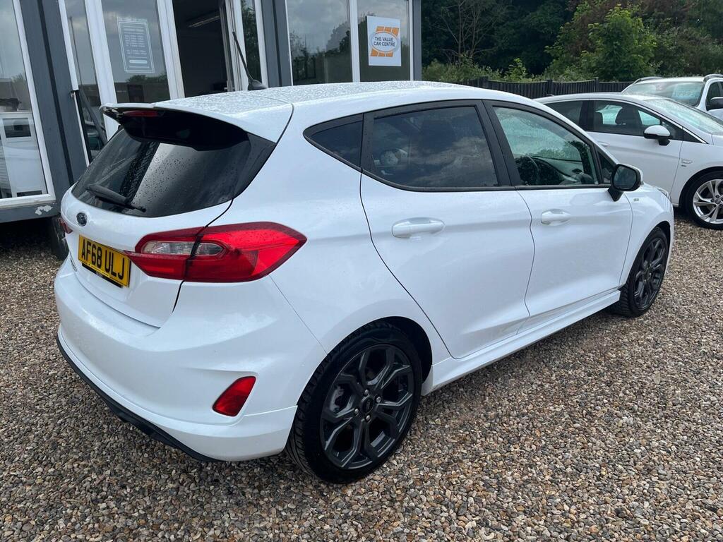 Ford Fiesta Hatchback 1.0T Ecoboost St-line Euro 6 Ss AF68ULJ White #4